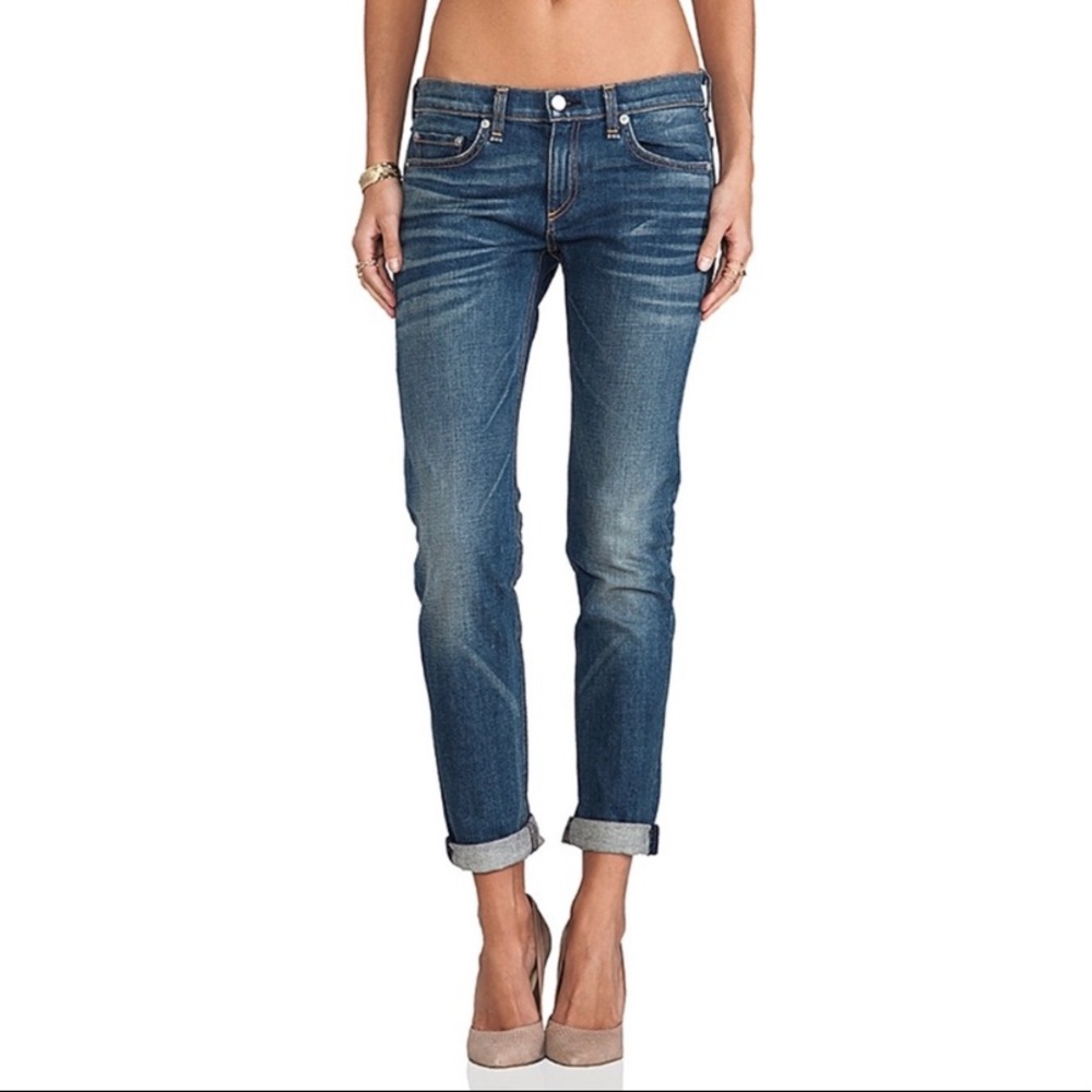 Rag & Bone “Dre” slim fit boyfriend jeans
